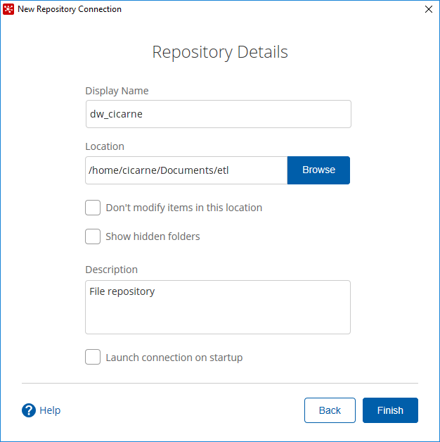 Repository New Connection