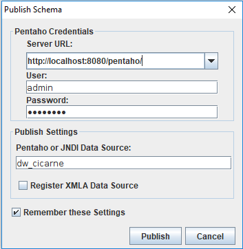 Publish Schema